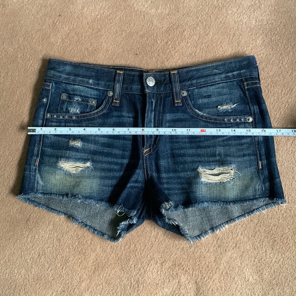 Classic Rag & Bone Ripped Jeans Shorts - Picture 5 of 9
